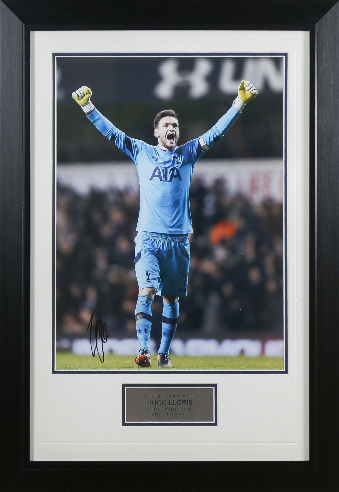 Hugo Lloris Signed 12x16 Photograph Framed Display - Memorabilia Framers Shop